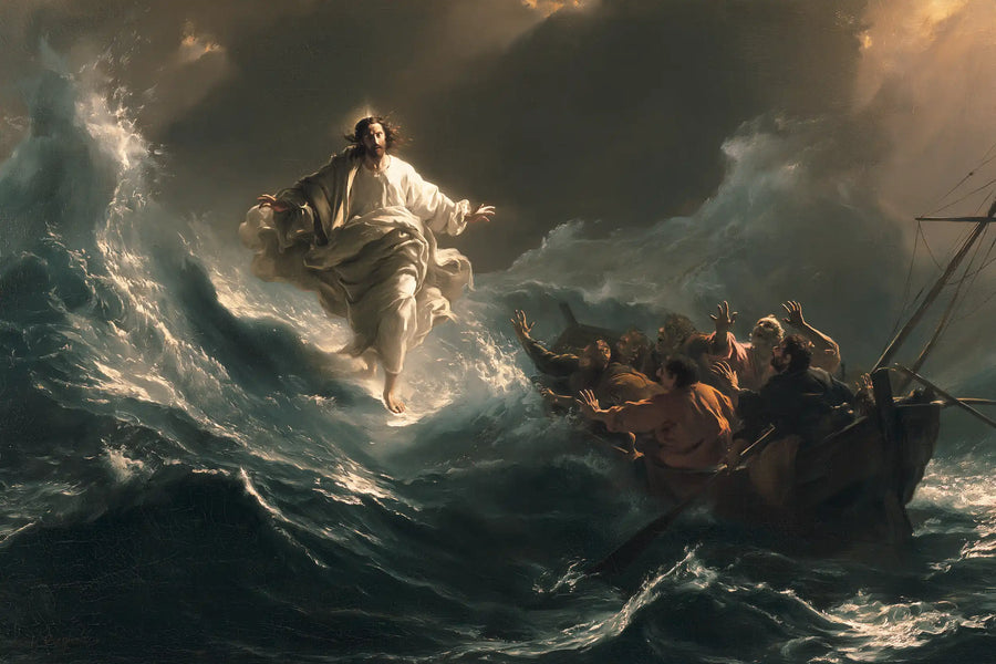 Jesus Walking on Water - Theatrical Baroque · Landscape n° 16