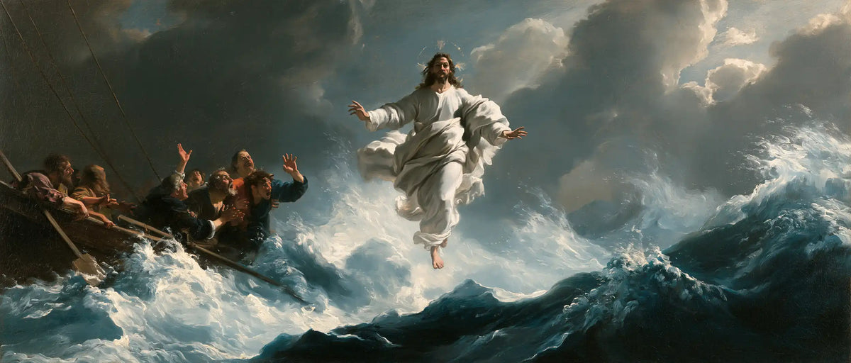 Jesus Walking on Water — The Passage between the Crests