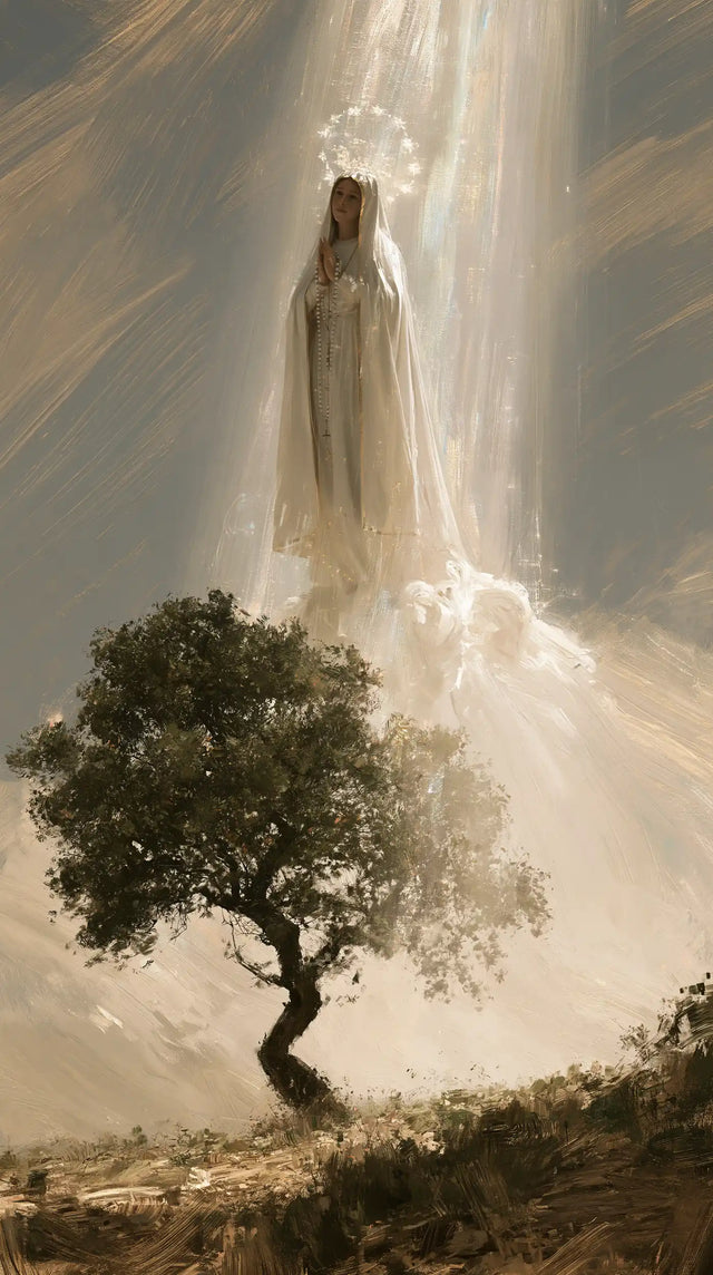 Our Lady of Fatima – Impressionist · Portrait no. 4
