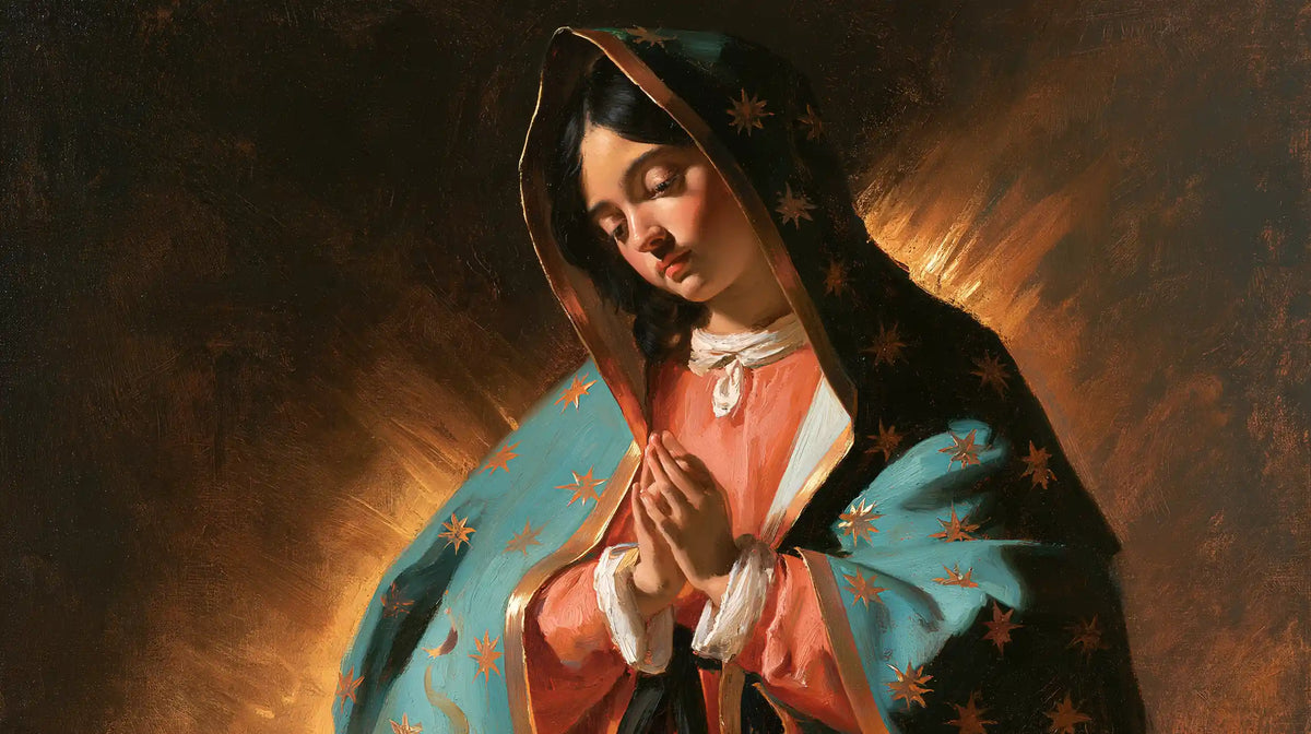 Our Lady of Guadalupe – Caravaggio Tenebrism · Landscape no. 13