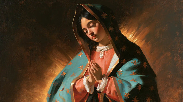 Our Lady of Guadalupe – Caravaggio Tenebrism · Landscape no. 13
