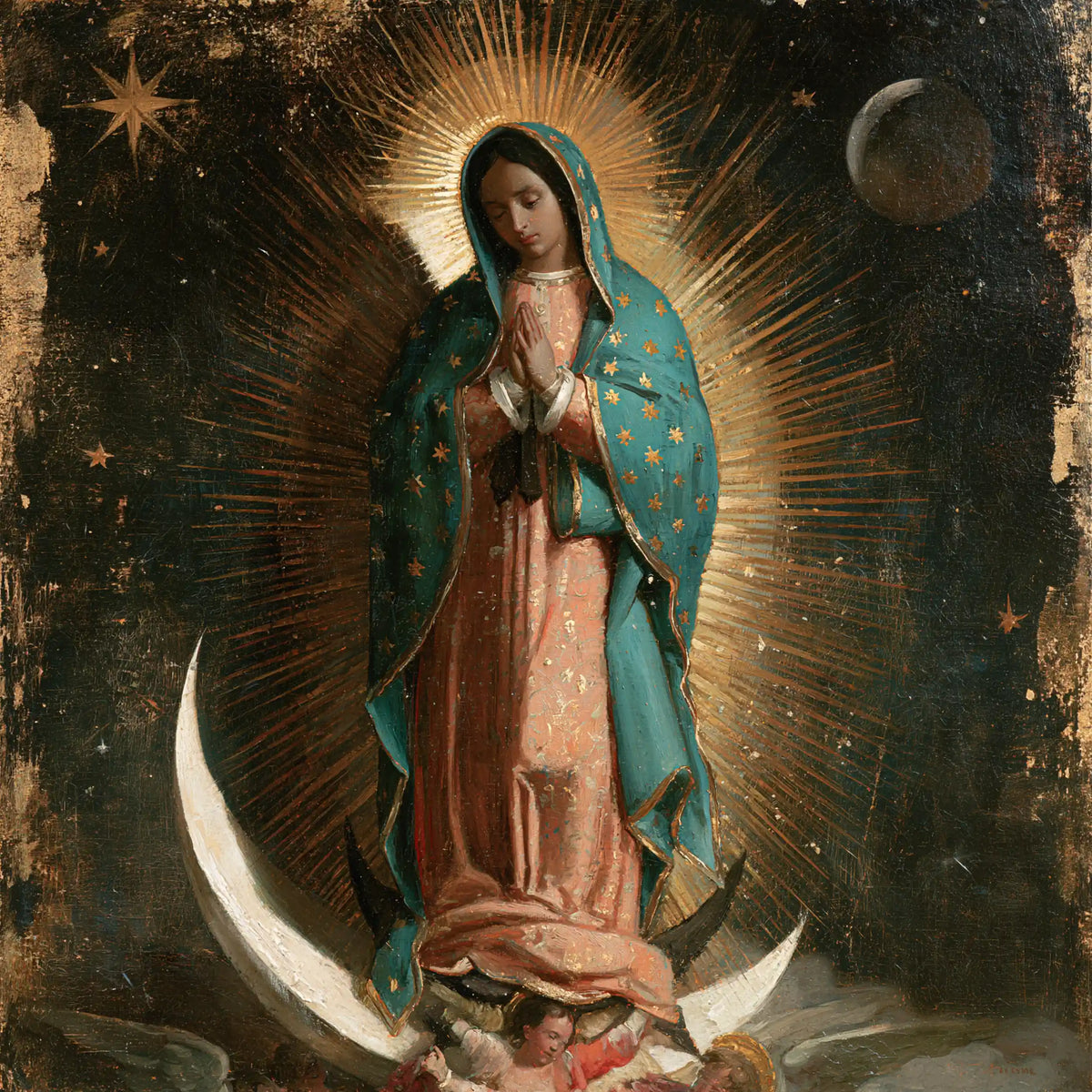 Our Lady of Guadalupe – Symbolist · Square no. 6
