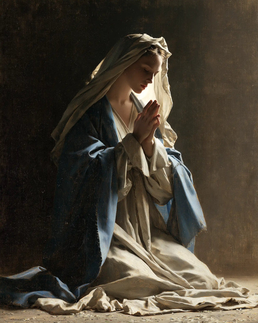 Virgin Mary in Prayer - Florentine Renaissance · Portrait n° 39