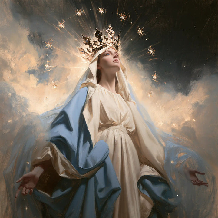 Mary, Queen of Heaven — The Face Turned Toward Delicate Stars