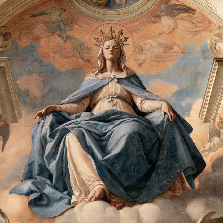 Mary Queen of Heaven - Florentine Renaissance · Square n° 6