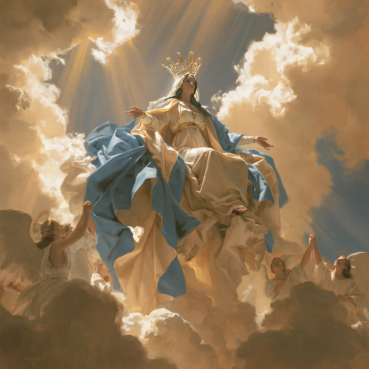 Mary, Queen of Heaven — The Rising Fabrics in the Vast Sky