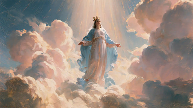 Mary, Queen of Heaven — The Pale Passage Between Mauve Clouds