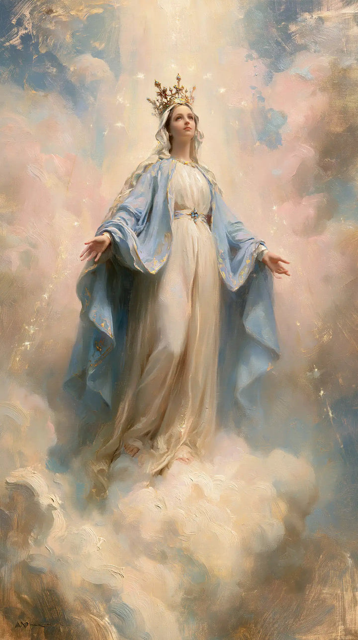 Mary Queen of Heaven - Impressionist · Portrait n° 4