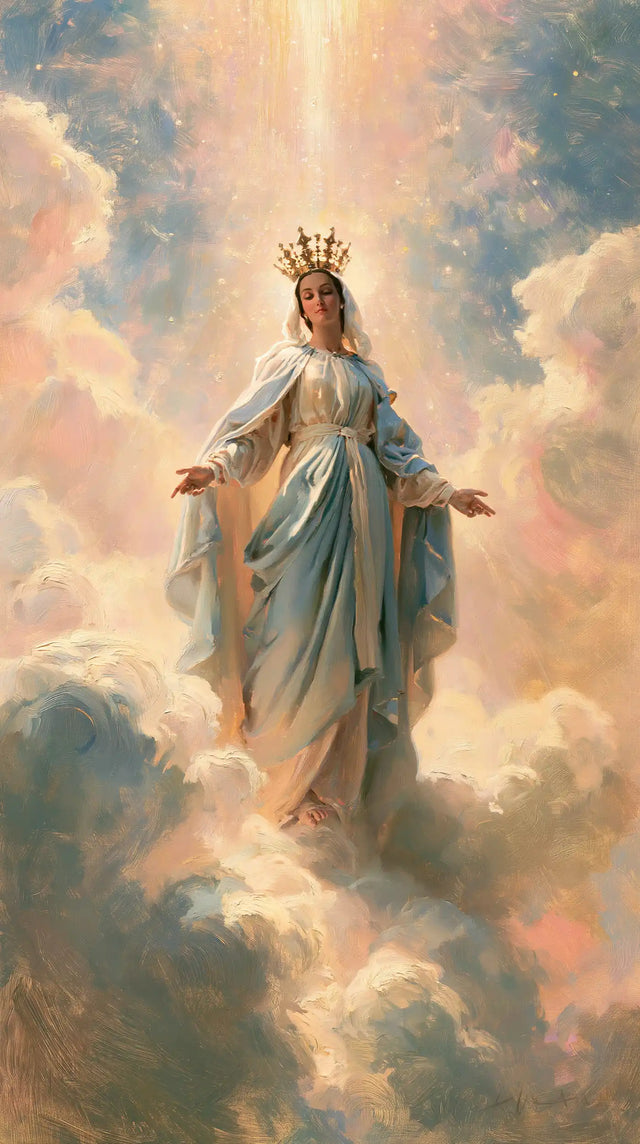 Mary, Queen of Heaven — The Vertical Ray and the Turquoise Fold