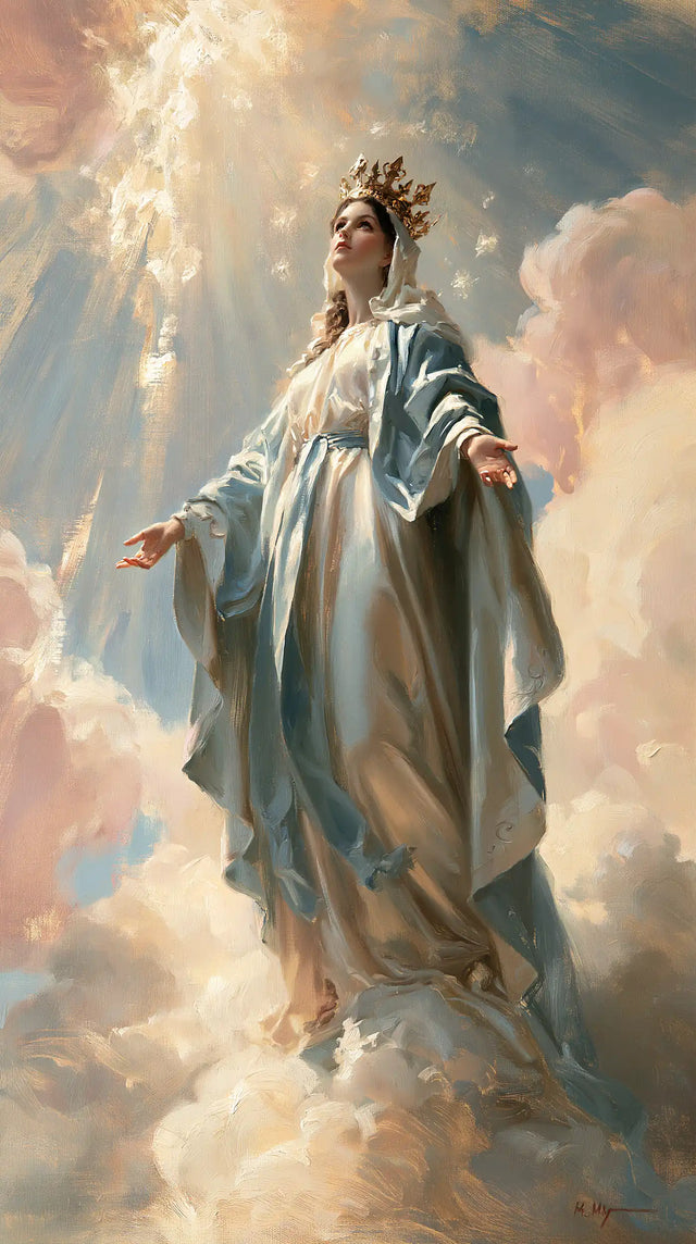Mary, Queen of Heaven — The Gaze Toward the Luminous Rift