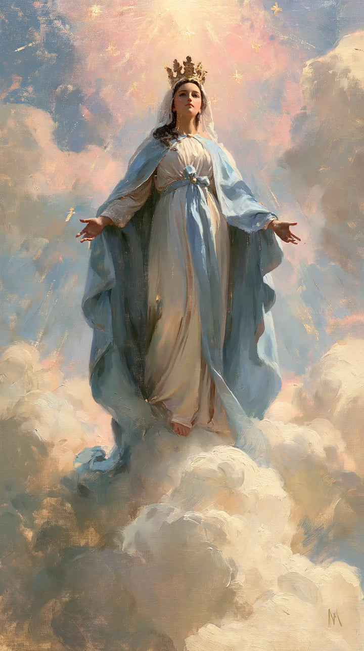 Mary Queen of Heaven - Impressionist · Portrait n° 25