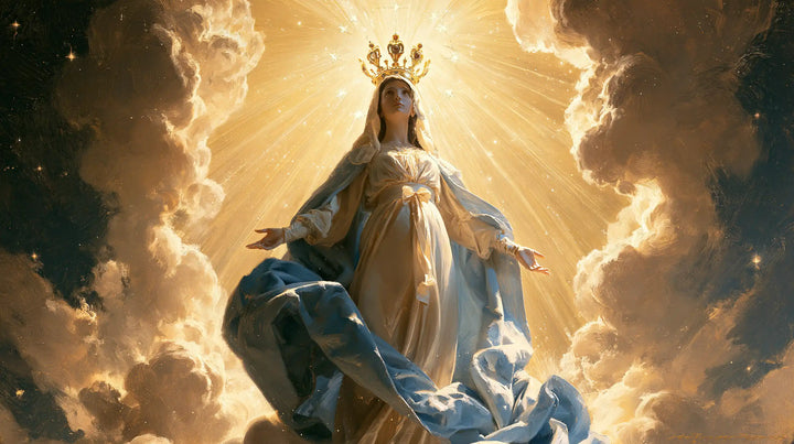 Mary Queen of Heaven - Mary before Heavenly Light · Landscape n° 13