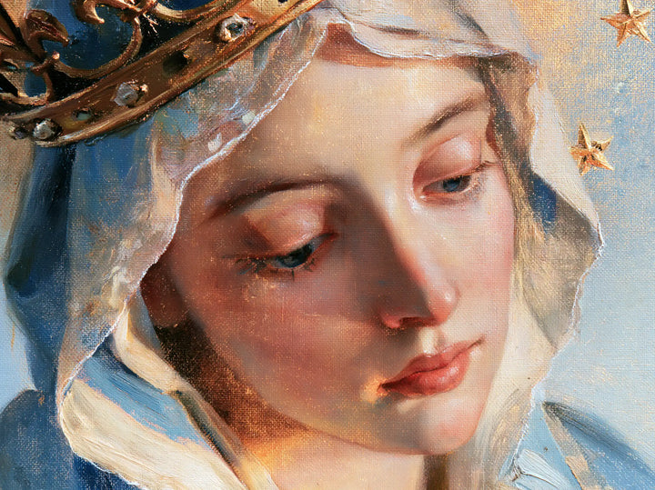 Mary, Queen of Heaven — The Rosy Thought Between Two Stars