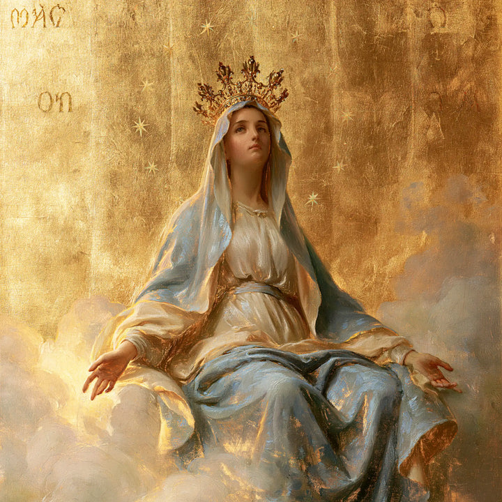Mary Queen of Heaven - Sacred Gold · Square n° 10