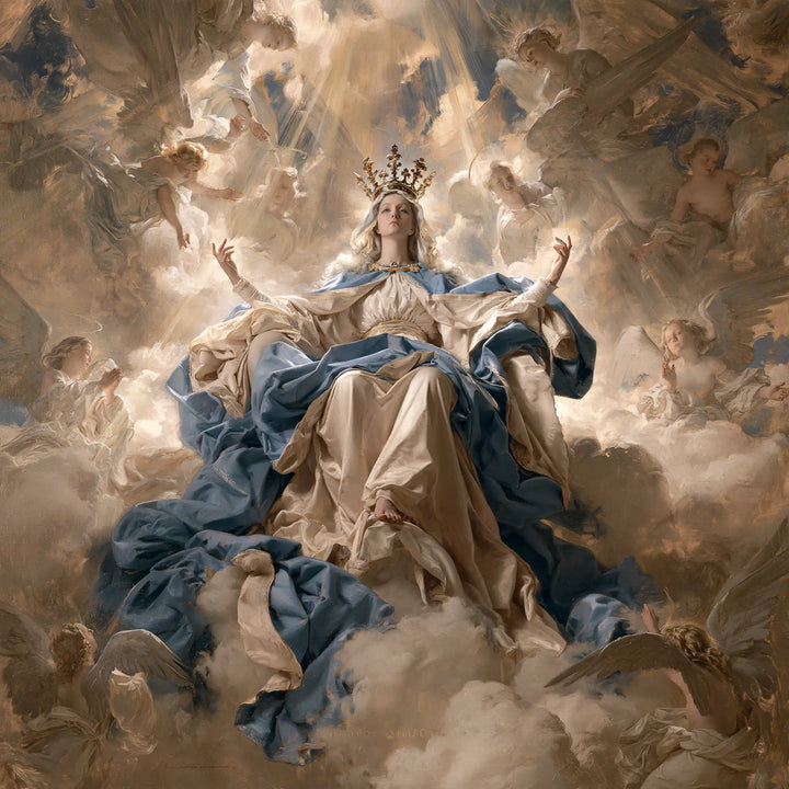 Mary Queen of Heaven - Sacred Monumental View · Square n° 7