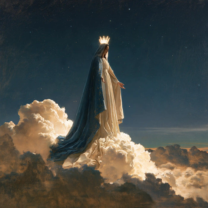 Mary, Queen of Heaven — The Blue Train Beneath the Stars