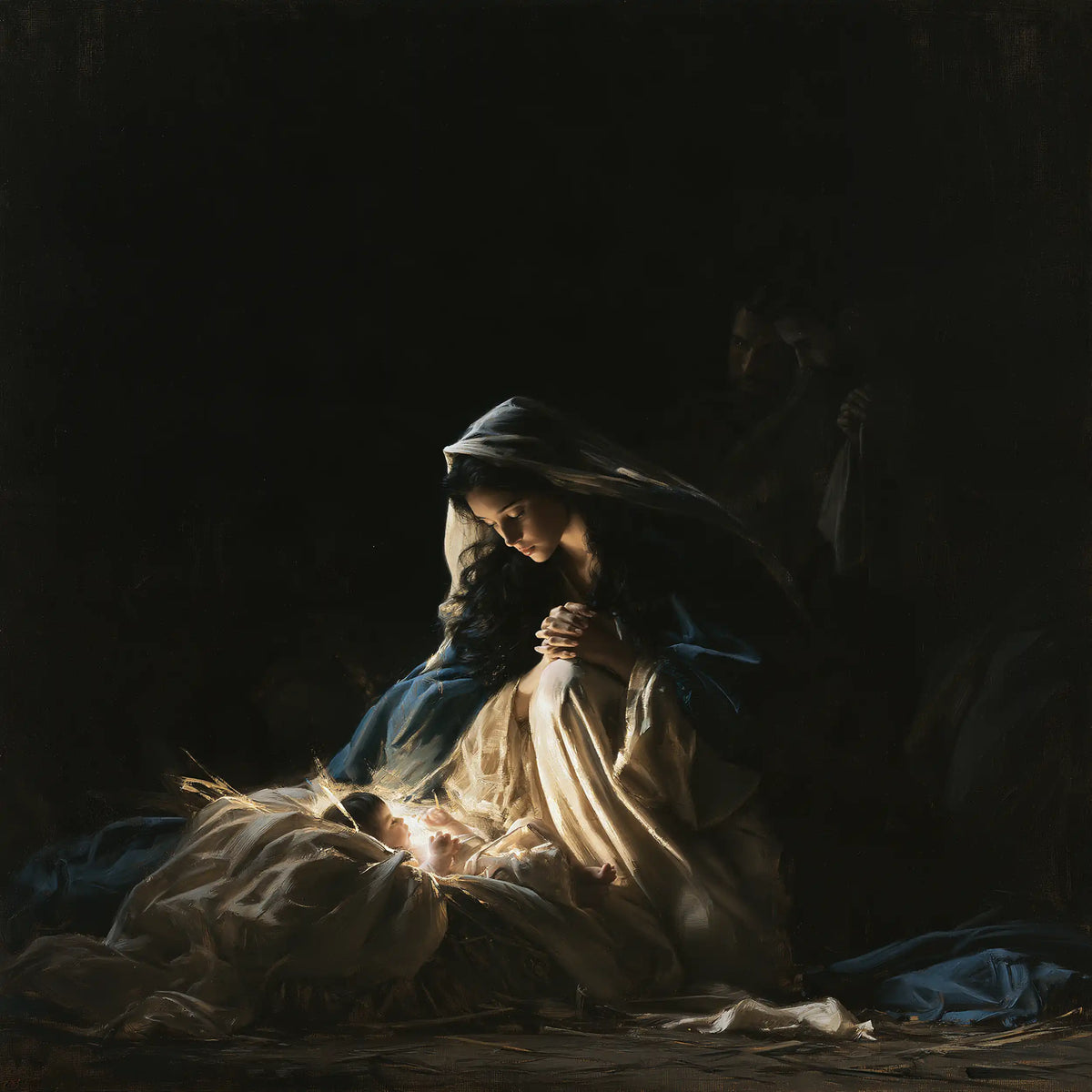 The Nativity — The Cradle Beneath the Mantle of Night