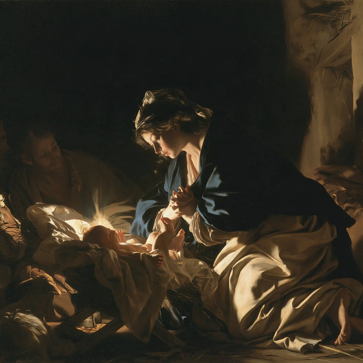 The Nativity — The Child Beneath the Prayerful Gaze