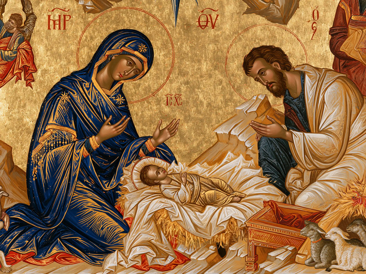 The Nativity — Gold Around the Shared Cradle