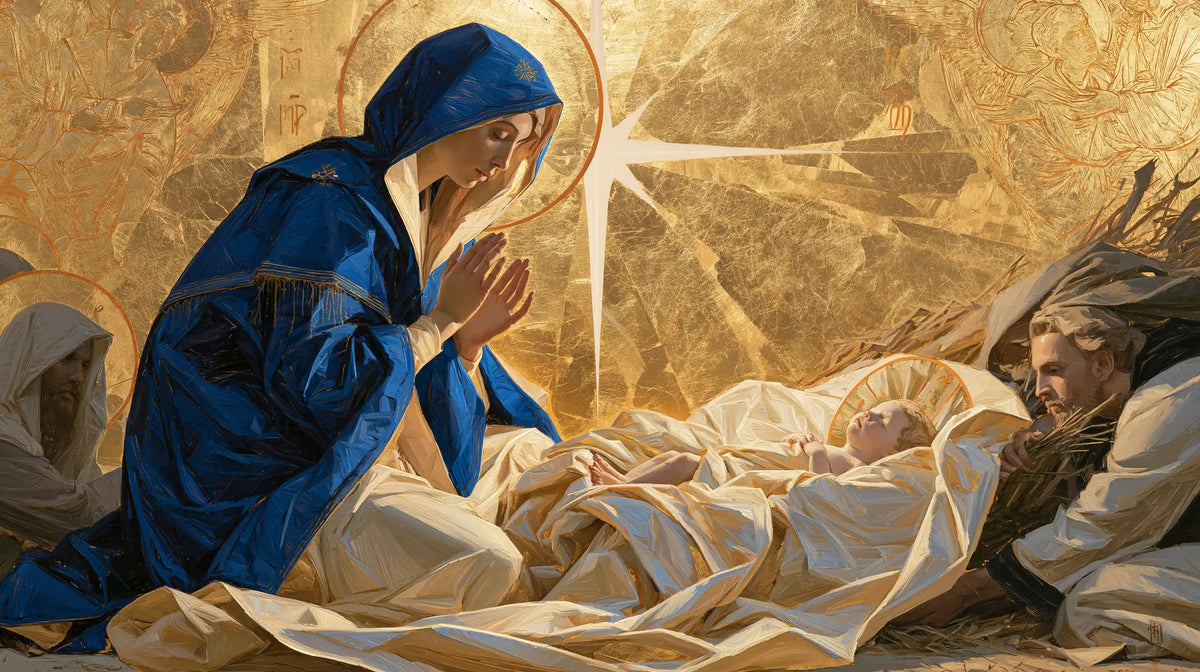 The Nativity — The White Radiance in the Golden Sky