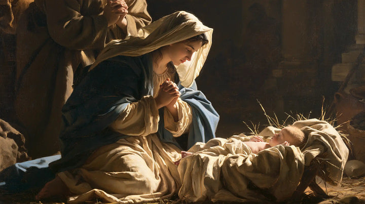 The Nativity - Mary Adoring the Christ Child · Landscape n° 12