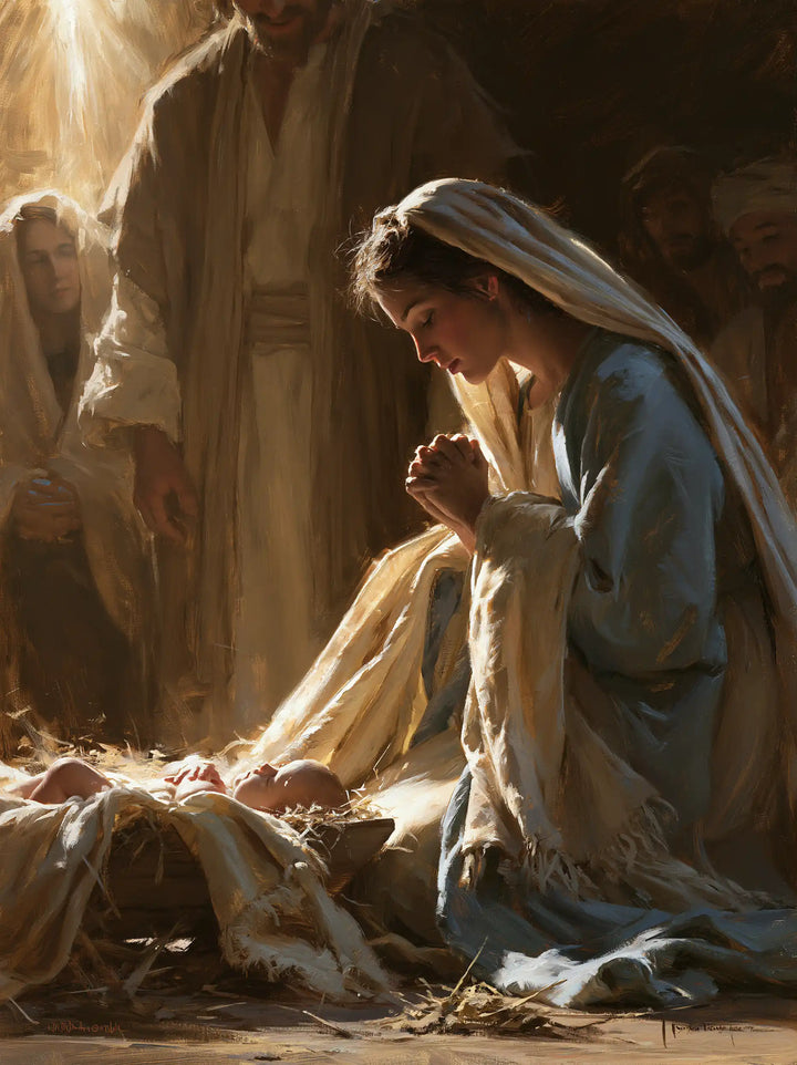 The Nativity - Mary Adoring the Christ Child · Portrait n° 16