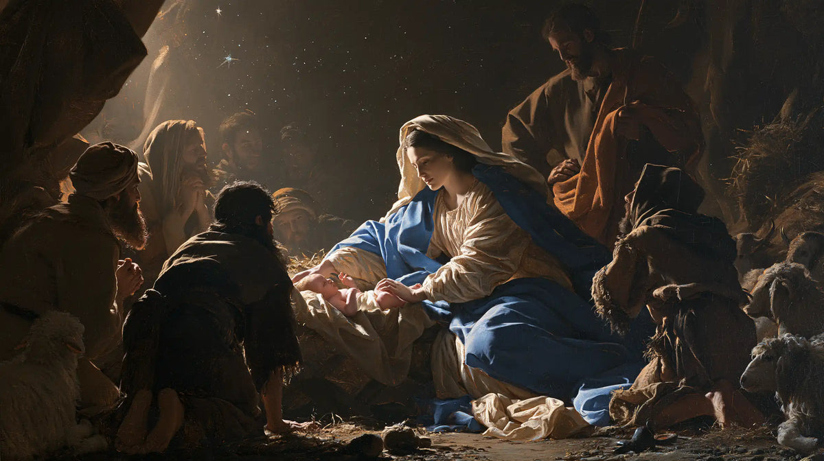 The Nativity — Blue at the Heart of the Visit
