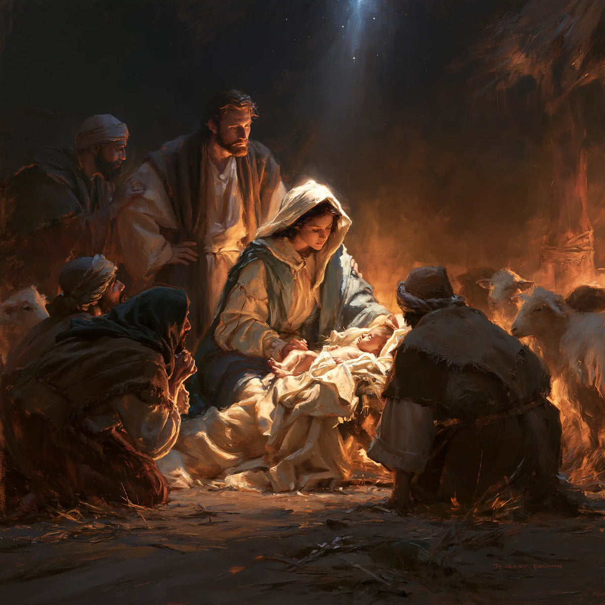 The Nativity — The Gathering Around the Gentle Ember