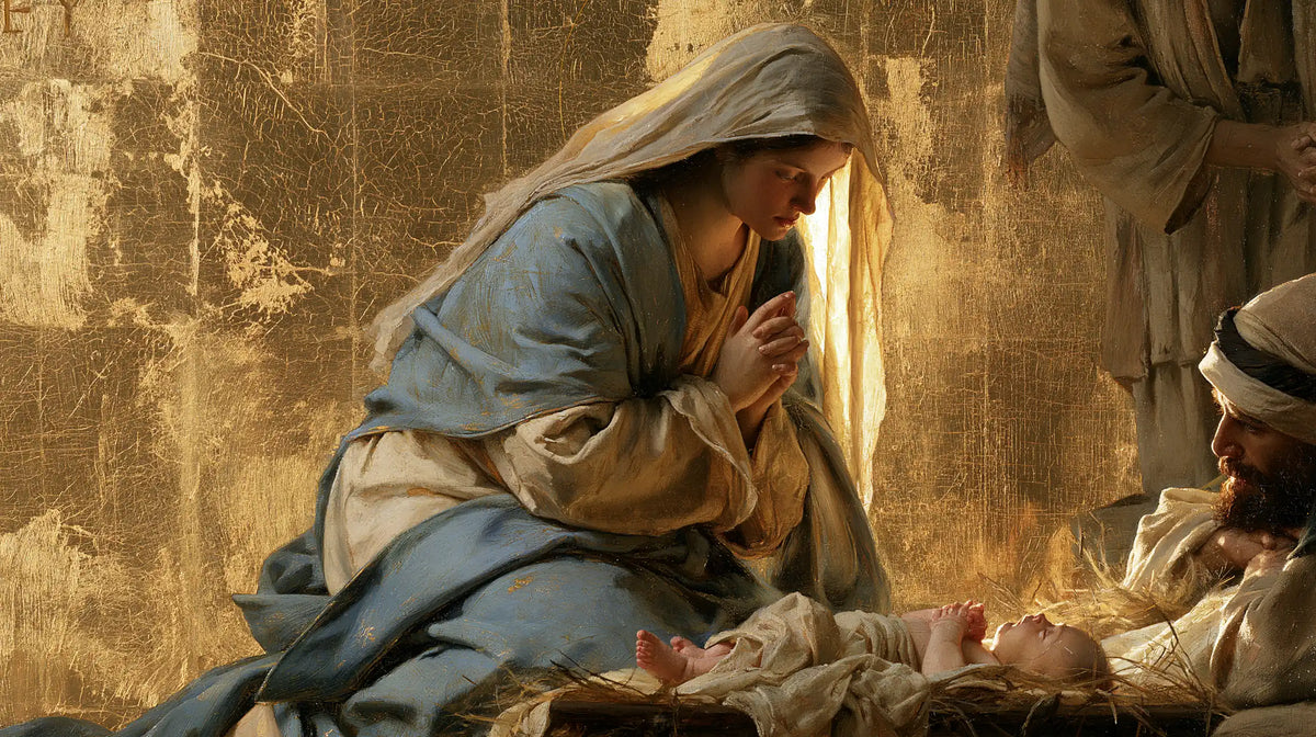 The Nativity — Prayer Before the Little Reclining Body