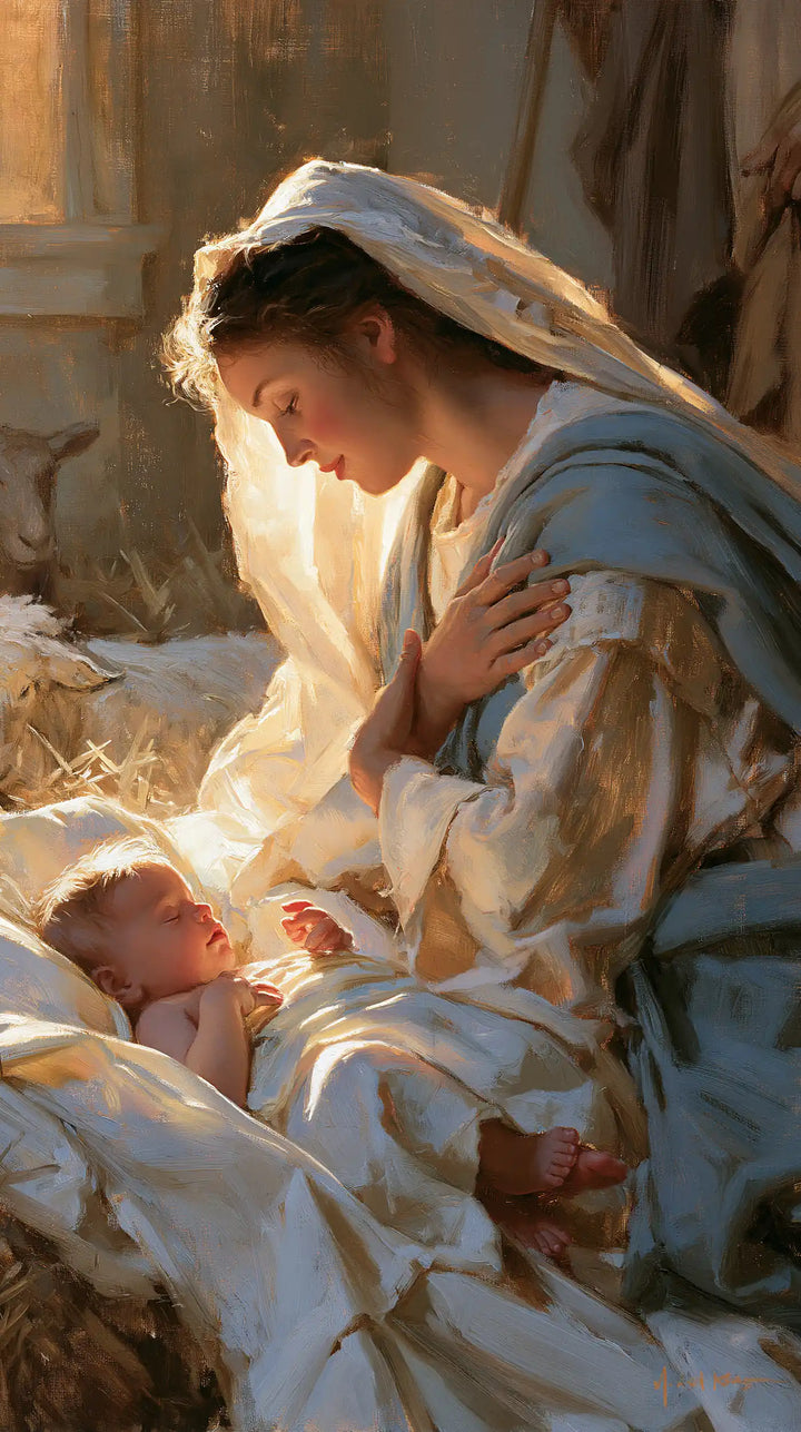 The Nativity - Sacred Maternal Tenderness · Portrait n° 2