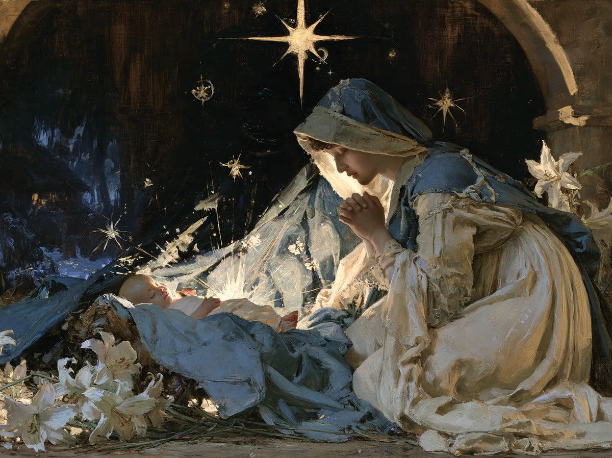 The Nativity — The Veil Bowed toward the Promise