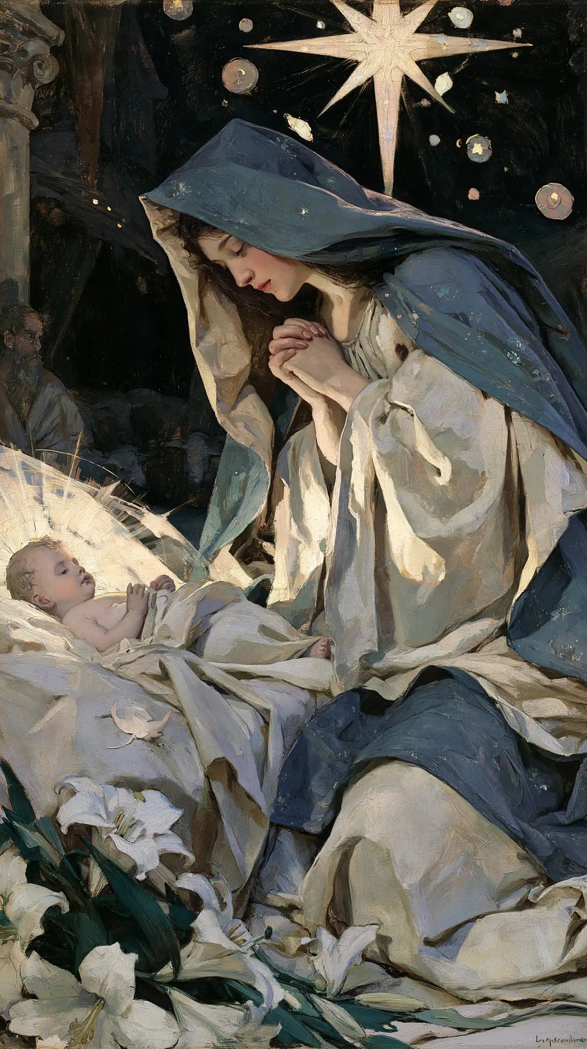 The Nativity — Night beneath the Mother-of-Pearl Star