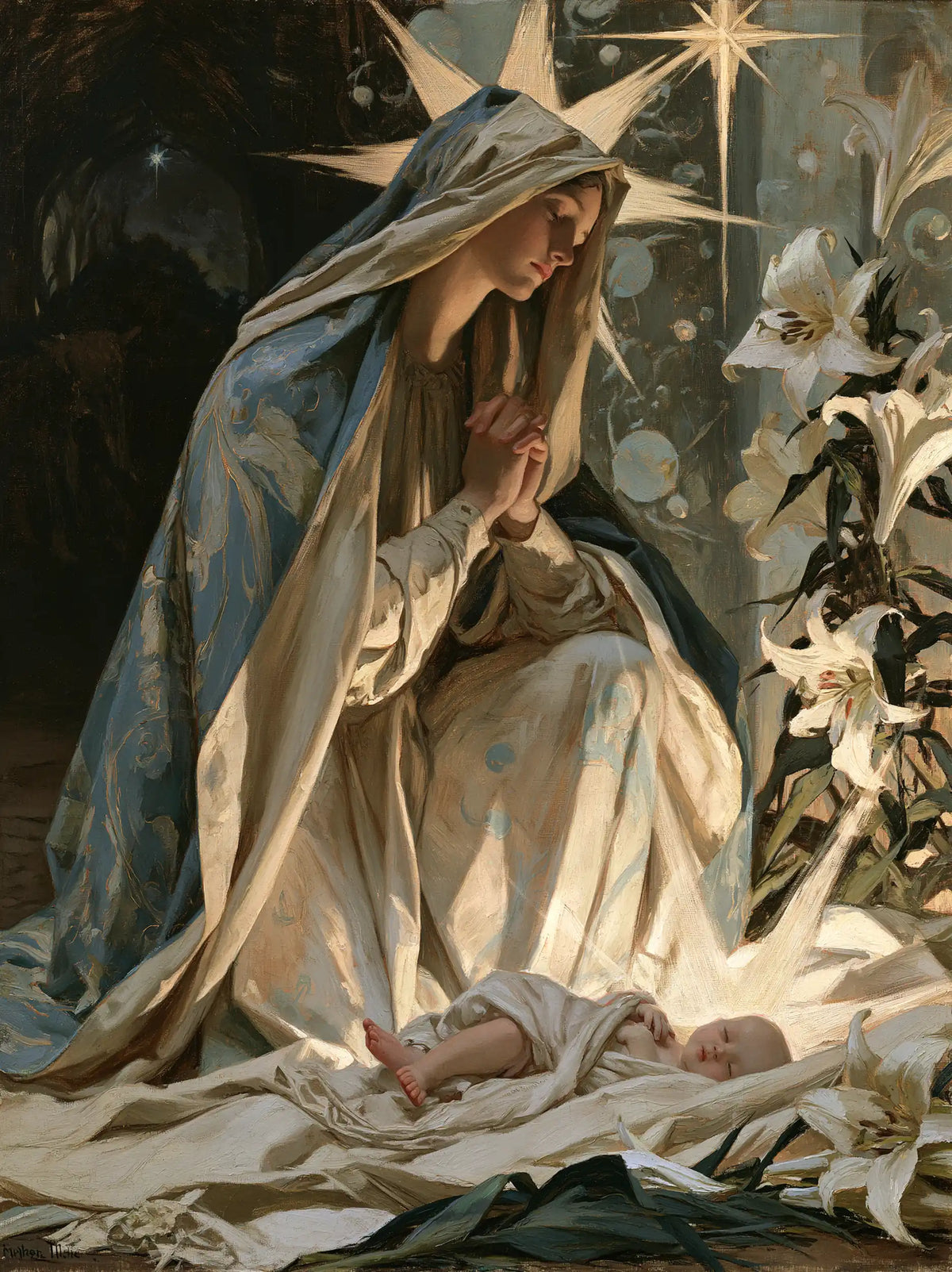 The Nativity — Lilies at the Feet of Prayer
