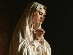 Our Lady of Fatima – Chiaroscuro Prayer at Dusk