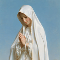 Our Lady of Fatima – Rosary and Bowed Head