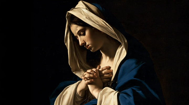 Our Lady of Sorrows — Prayer with Interlaced Fingers