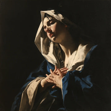 Our Lady of Sorrows - Caravaggio Tenebrism · Square n° 11