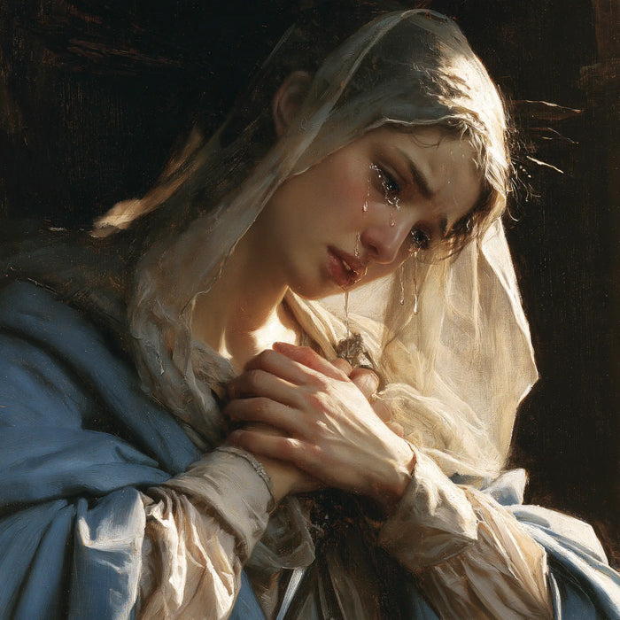 Our Lady of Sorrows — The Tear at the Edge of the Light Veil
