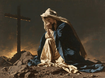 Our Lady of Sorrows - Mary Kneeling before the Cross · Landscape n° 2