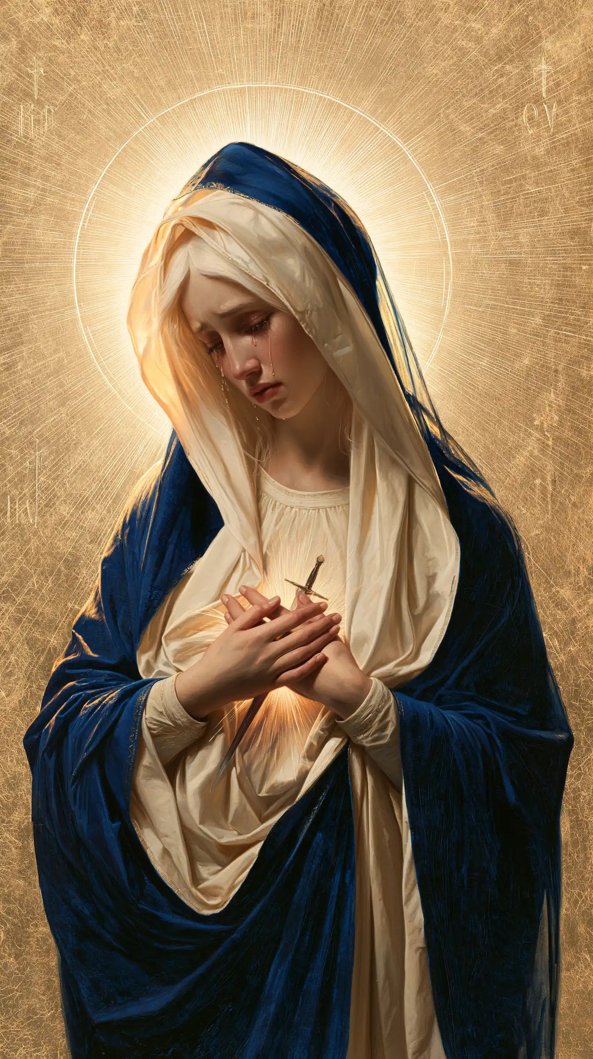 Our Lady of Sorrows - Sacred Gold · Portrait n° 3