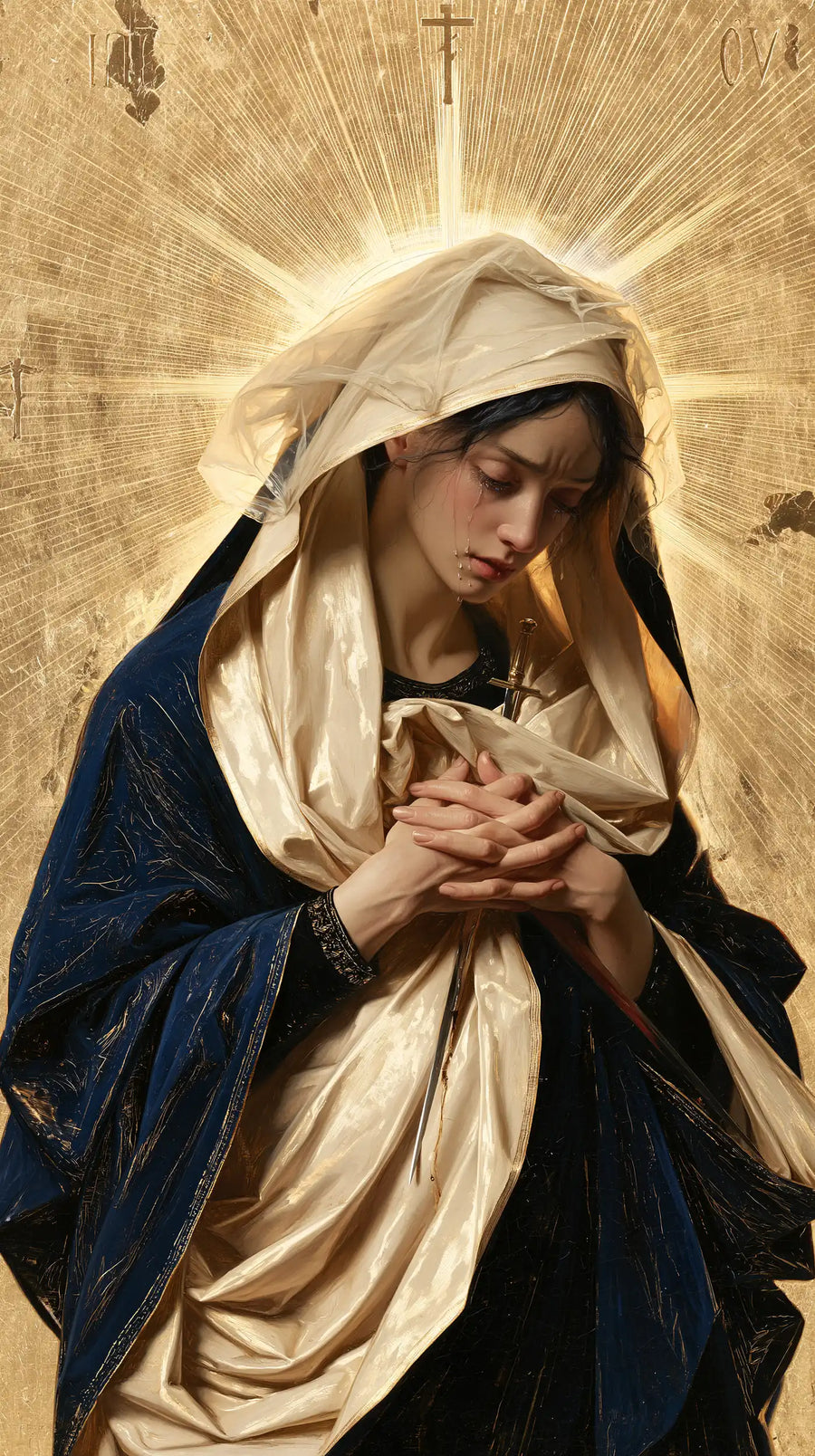 Our Lady of Sorrows - Sacred Gold · Portrait n° 12