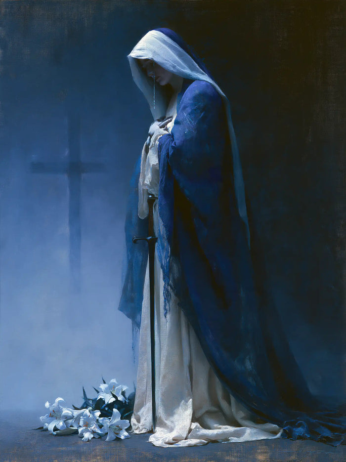 Our Lady of Sorrows — Lilies at the Foot of the Great Cloak