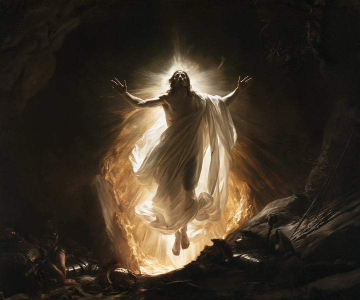 The Resurrection of Jesus Christ - Black and Gold · Landscape n° 3