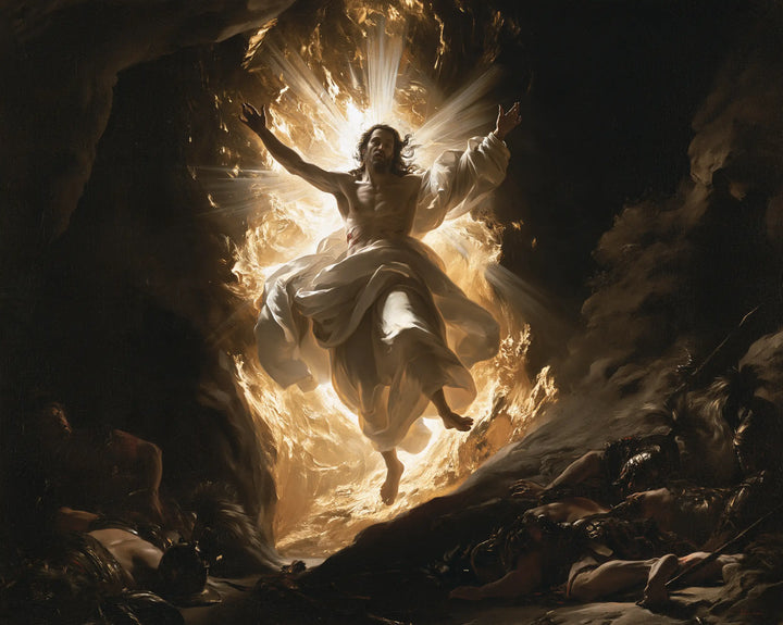 The Resurrection of Jesus Christ - Black and Gold · Landscape n° 6