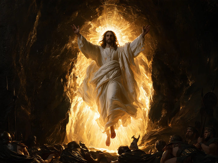 The Resurrection of Jesus Christ - Black and Gold · Landscape n° 7