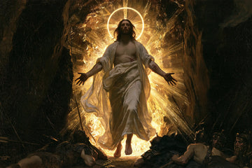 The Resurrection of Jesus Christ - Black and Gold · Landscape n° 9