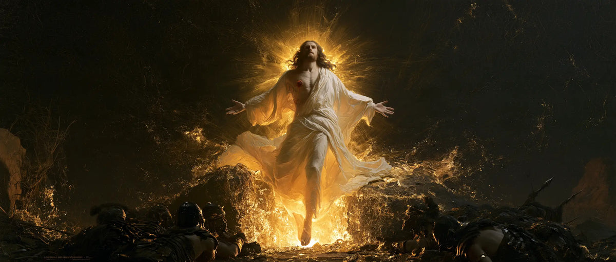 The Resurrection of Jesus Christ - Black and Gold · Landscape n° 20