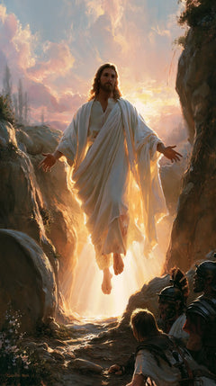 The Resurrection of Jesus Christ — Feet Suspended above the Path