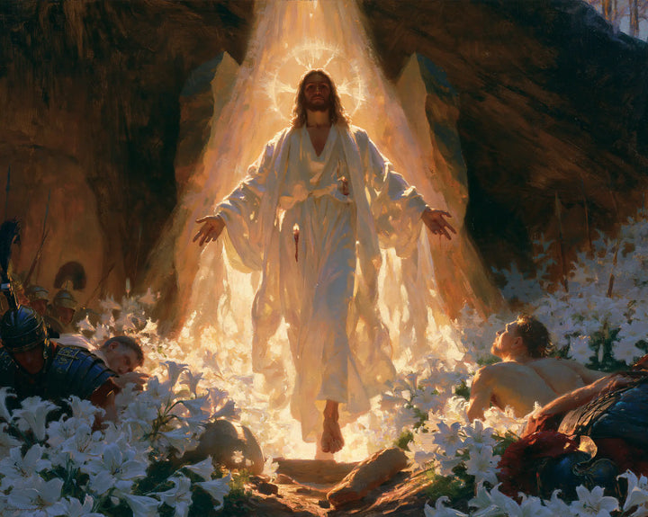 The Resurrection of Jesus Christ — The Pale Flame in the Lily Garden