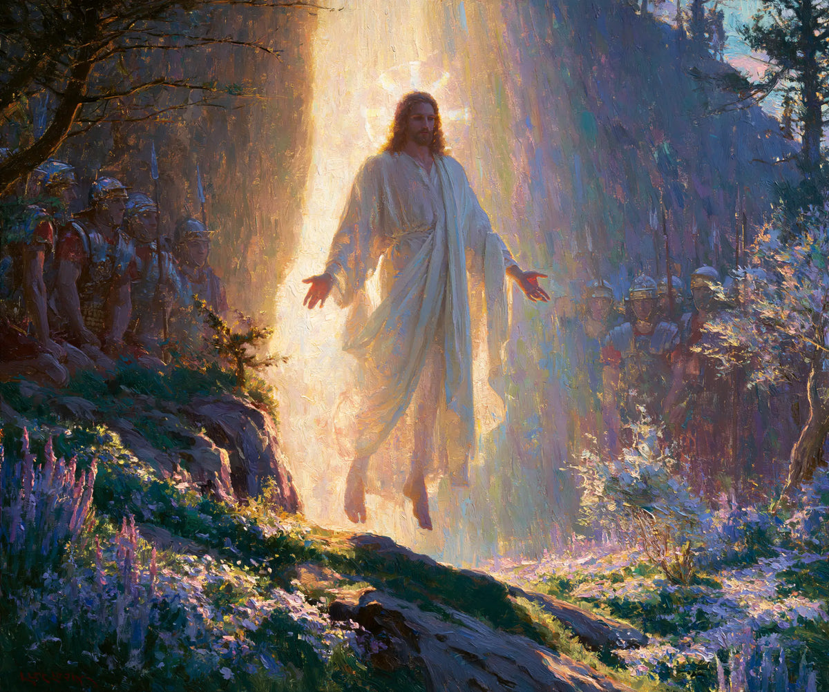 The Resurrection of Jesus Christ — The Golden Cascade over the Mauve Valley